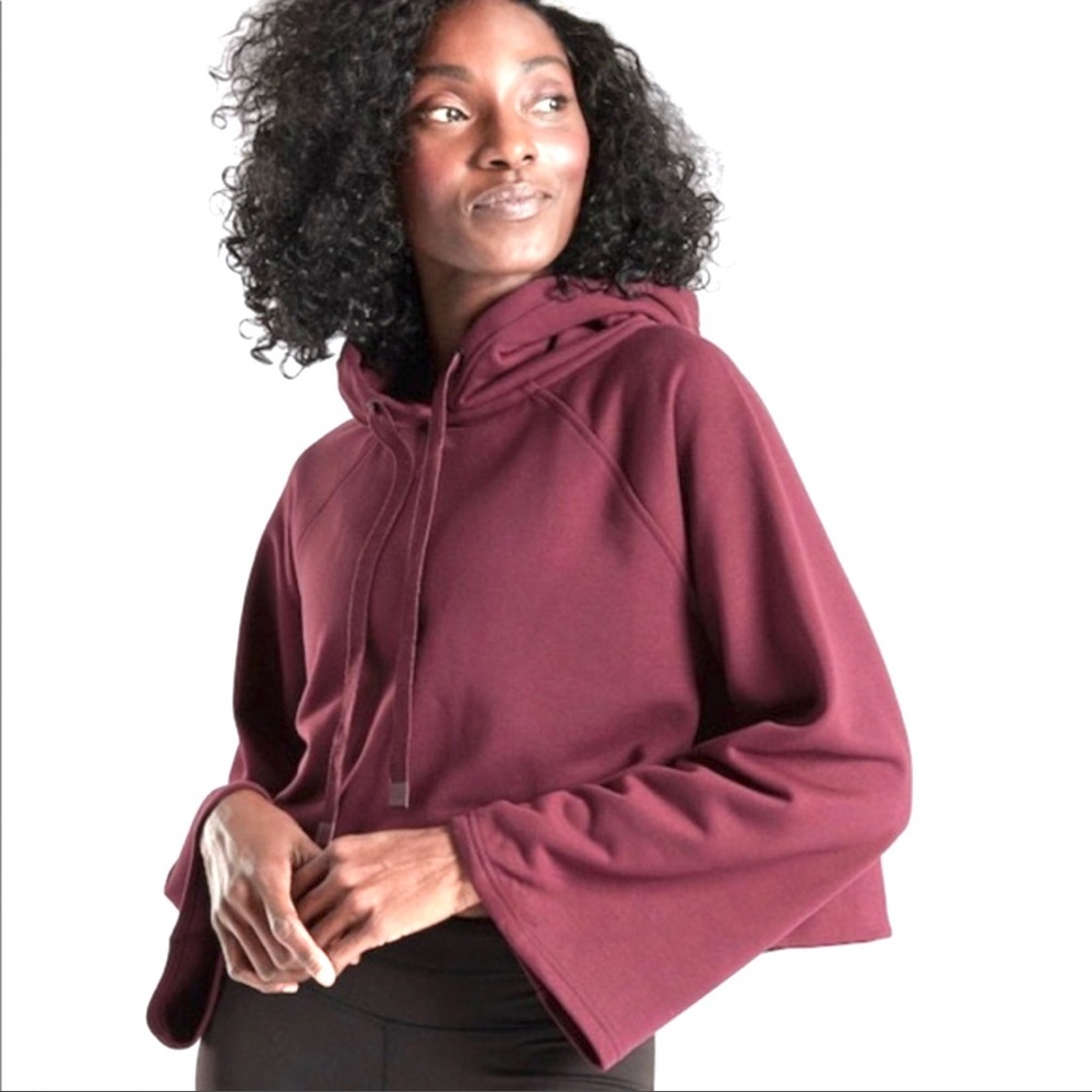 Athleta Steady State Crop Sweatshirt